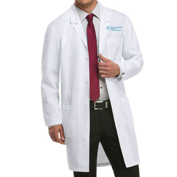 OCH - Professional Whites 40" Unisex Lab Coat In White Thumbnail
